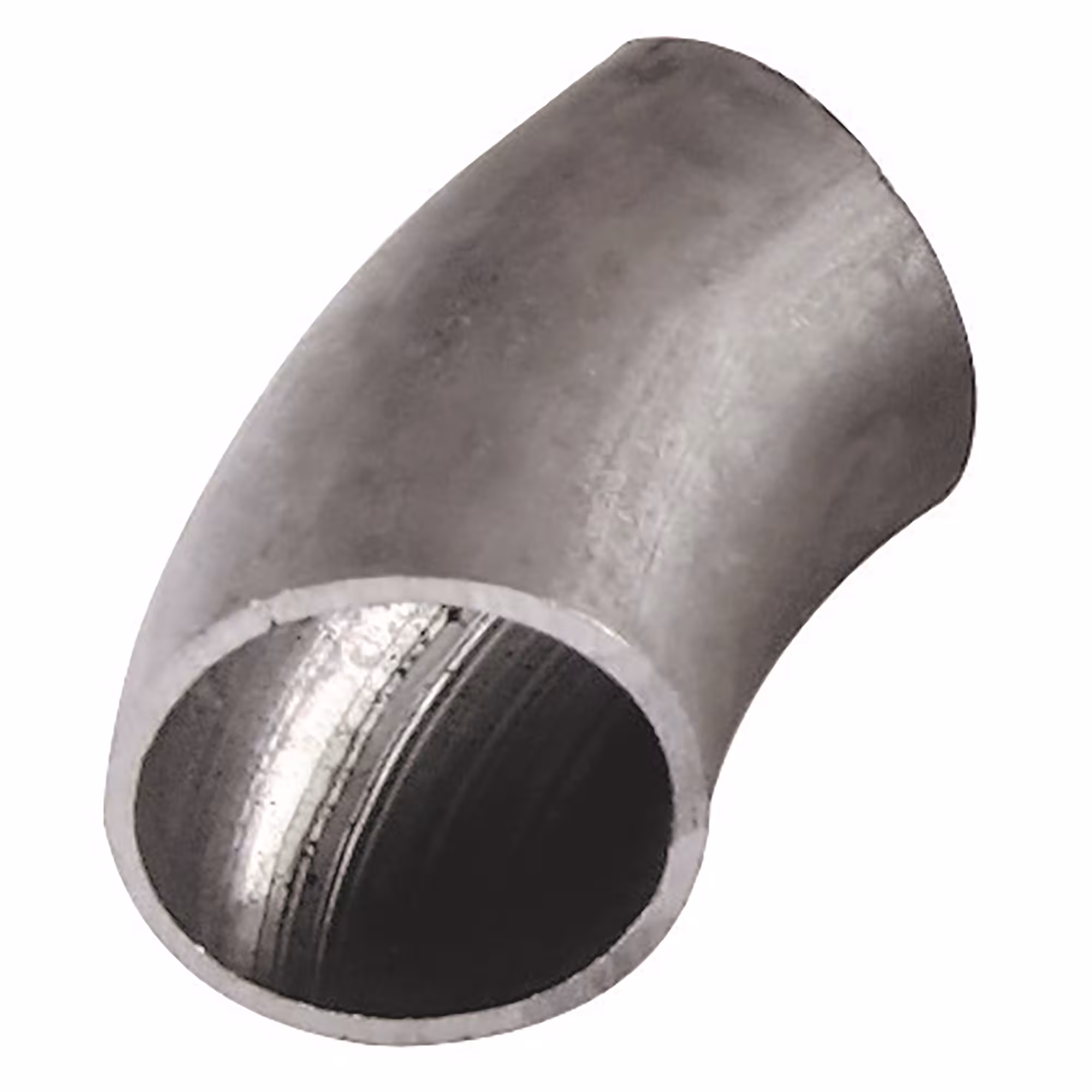 Coude à souder 45 degrés de long 48,3 mm 1 1/2 pouce DN 40 noir d'Atusa Coudes à souder 45° de long, clairs, raccords à souder noirs, réf. C5450048