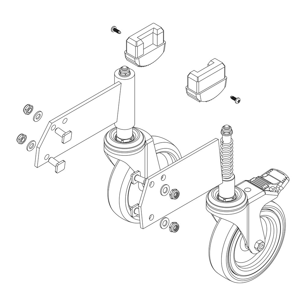 Munk Rollensatz Stützteil elektr. Ableitfähig von Günzburger Steigtechnik Munk Rollensatz Stützteil elektr. Ableitfähig aus der Kategorie Steigtechnik Zubehör & Ersatzteile mit der Artikelnr. 800012