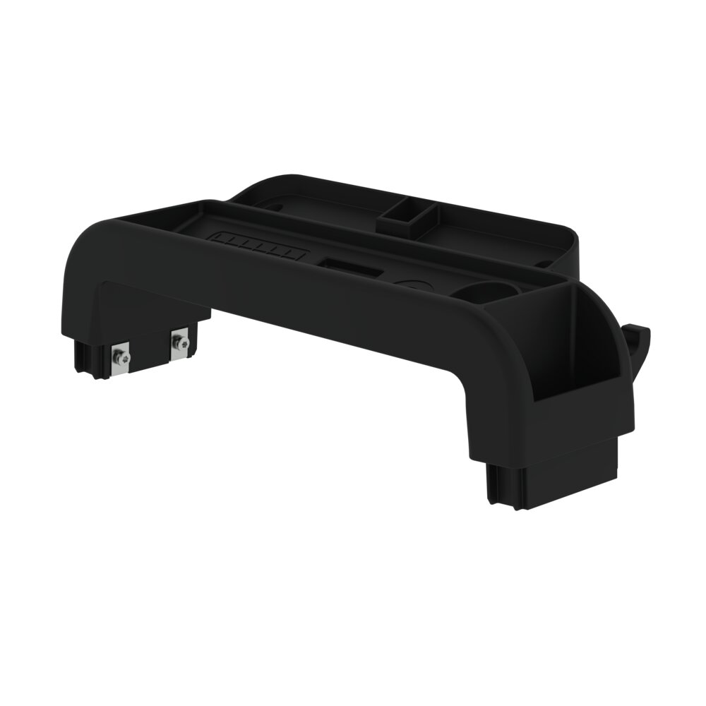 Vassoio portaoggetti Munk per scale a pioli, disponibile presso Günzburger Steigtechnik da aprile 2018 Vassoio portaoggetti Munk per scale a pioli della categoria scale a pioli, numero articolo 019845