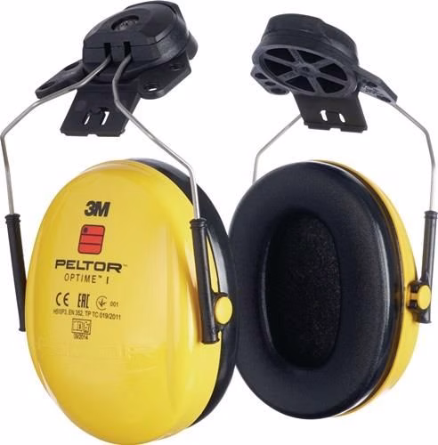 Gehörschutz PELTOR™ OPTIME™ I EN 352-3:2020 SNR 26 dB für Helm mit 30 mm Schlitz PA aus der Kategorie Kapselgehörschutz mit der Teilenummer 4000370563