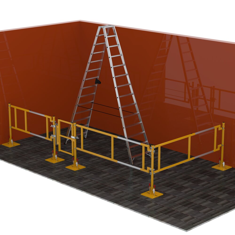 Produktbild (Abb. Ähnlich) 2178622 Garde-corps Munk FlexxGuard télescopique 900-1200 mm