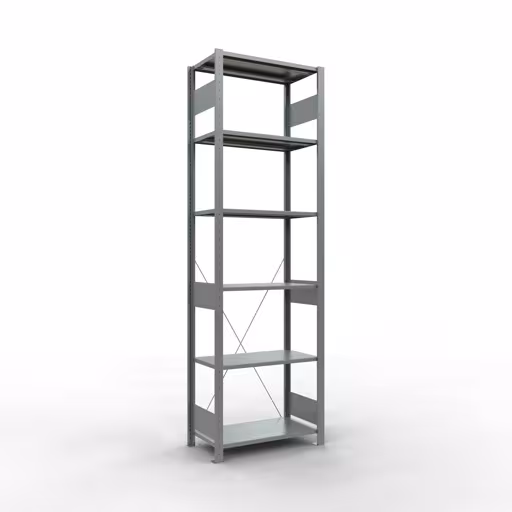 Image du produit n° 12 de l'article étagère de base, étagère système enfichable MULTIplus150, 2500 x 750 x 400 mm, 6 étagères, galvanisée de la gamme de produits système enfichable de Schulte Lagertechnik