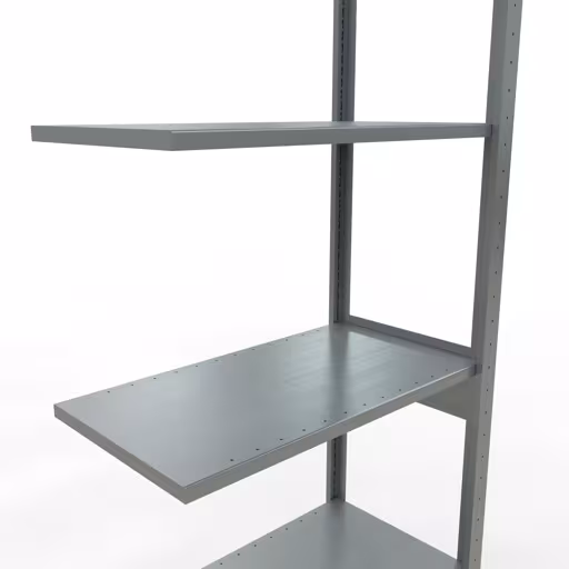 Immagine del prodotto n. 6 dell'articolo Ripiano aggiuntivo, sistema a innesto per ripiani MULTIplus150, 2500 x 750 x 400 mm, 6 ripiani, zincato della gamma di prodotti per sistemi a innesto della marca Schulte Lagertechnik