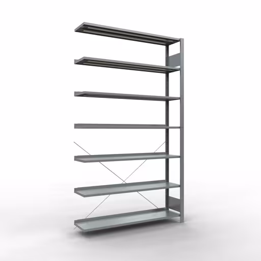 Figura n. 13 dell'articolo scaffali componibili, scaffali per ufficio, sistema a innesto MULTIplus85, 2300 x 1300 x 300 mm, 7 ripiani, zincati, del gruppo di prodotti scaffali per ufficio della marca Schulte Lagertechnik