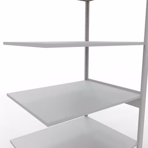 Immagine del prodotto n. 14 dell'articolo scaffale aggiuntivo, scaffale, sistema a innesto MULTIplus150, 2500 x 1000 x 800 mm, 6 ripiani, grigio chiaro RAL 7035 dalla gamma di prodotti del sistema a innesto della marca Schulte Lagertechnik