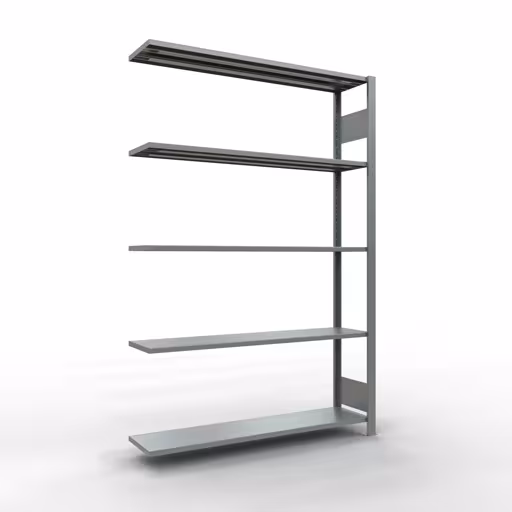 Image du produit n° 12 de l'article étagère complémentaire, étagère, système enfichable MULTIplus150, 2000 x 1300 x 300 mm, 5 étagères, galvanisé de la gamme de produits du système enfichable de Schulte Lagertechnik