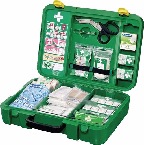 Detailbild 4014745 Erste Hilfe Koffer First-Aid-Kits B300xH420xT118 circa mm grün CEDERROTH