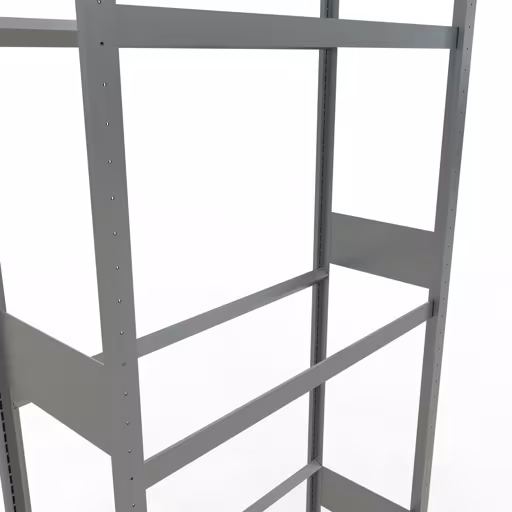 Scaffalatura base, scaffalatura per ruote/pneumatici, 3500 x 1050 x 400 mm, zincata, 5 livelli di stoccaggio con carico scomparto di 150 kg per livello della marca Schulte Lagertechnik dal programma di scaffalature a scaffali