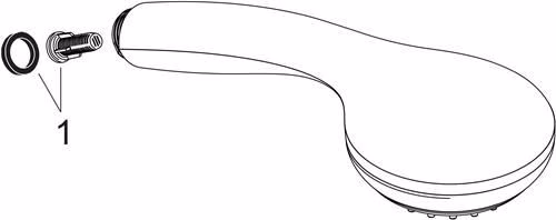 Doccetta Hansgrohe CROMETTA 85 MONO DN 15 cromo