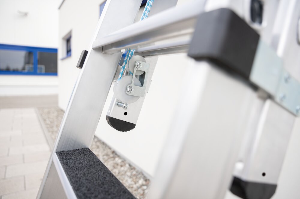 Milieubild 2179022 Scaletta Munk a 2 elementi con traversa nivello® e gradino a clip R13 2x12 gradini