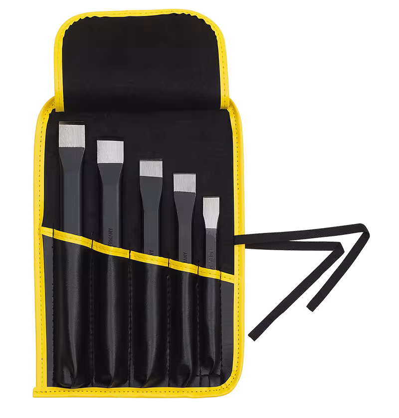 Set di scalpelli in sacchetto di plastica, 5 pezzi, ELORA-260-S5 della categoria utensili a percussione con articolo n. 0260500056000
