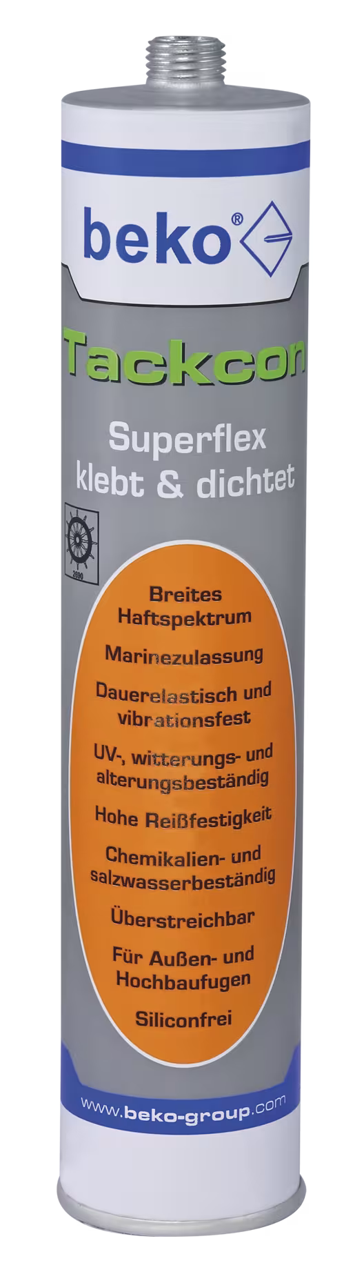 Tackcon 310 ml GRIS FONCÉ Superflex de Beko Tackcon 310 ml GRIS FONCÉ Superflex de la catégorie colle de montage avec réf. 240 310 7