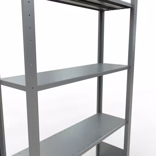 Immagine del prodotto n. 12 dell'articolo scaffale base, scaffale, sistema a innesto MULTIplus150, 2000 x 1000 x 300 mm (AxLxP), 5 ripiani, barre longitudinali, zincato dalla gamma di prodotti del sistema a innesto della marca Schulte Lagertechnik