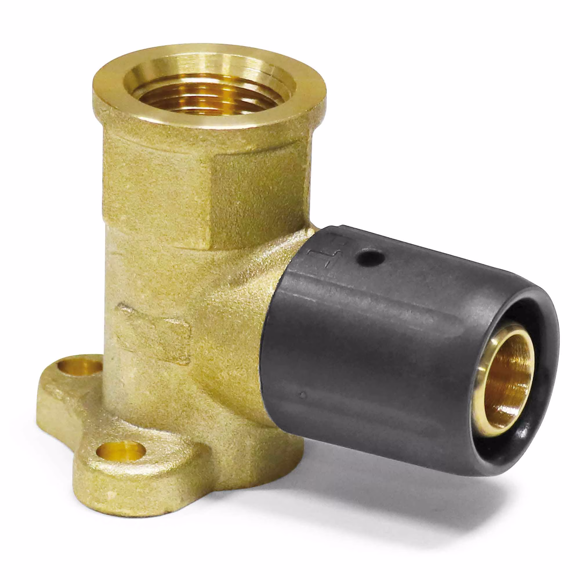 Support mural enfichable de la marque Pipetec Support mural enfichable de la catégorie raccords enfichables