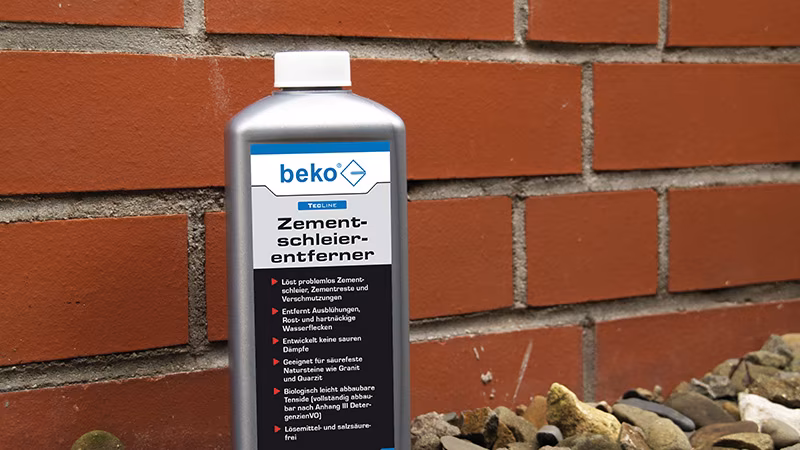 TecLine rimuove i residui di cemento bottiglia da 1 litro Flasche, Schiefer, Ziegel