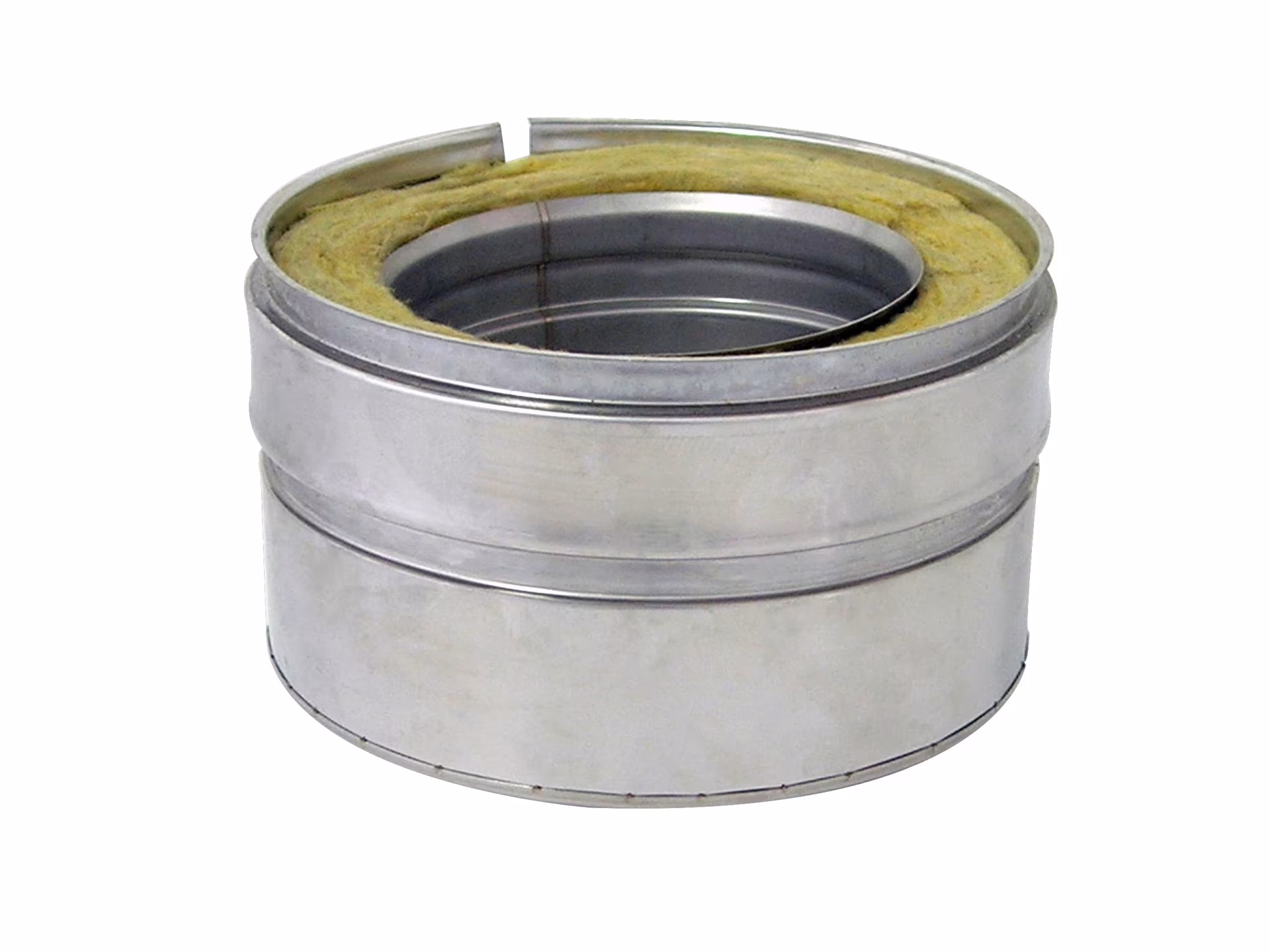 Coperchio di chiusura DW a doppia parete D600 con manicotto di drenaggio della categoria sistema di scarico a doppia parete in acciaio inox con articolo n. 671674