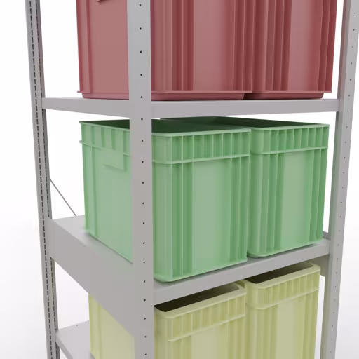 Figura n. 10 dell'articolo scaffale base, sistema a innesto per scaffale MULTIplus250, 2500 x 750 x 800 mm (AxLxP), 6 ripiani, traversa, RAL 7035 grigio chiaro del gruppo di prodotti sistema a innesto della marca Schulte Lagertechnik