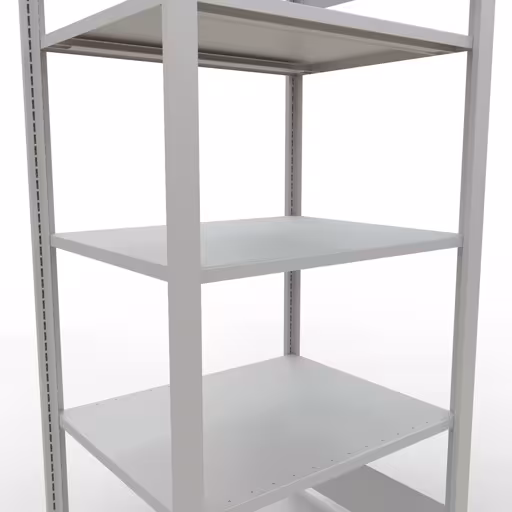 Étagère de base, étagère de bureau, système enfichable MULTIplus150, 1800 x 750 x 600 mm (HxLxP), 5 étagères, , , gris clair de Schulte Lagertechnik de la catégorie étagères de bureau
