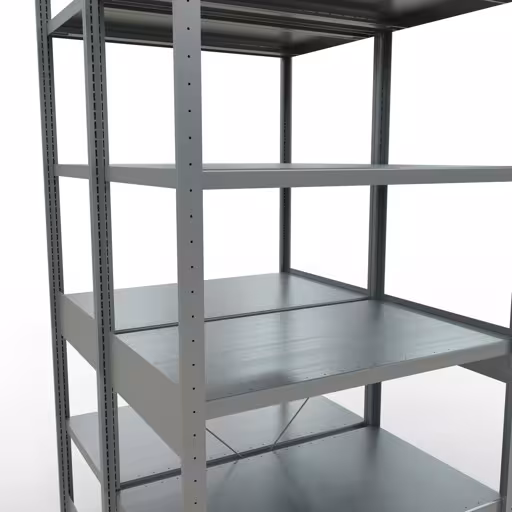 Image du produit n°7 de l'article étagère de base, système d'étagères enfichables MULTIplus250, 2500 x 1000 x (2x600) mm, 2x6 étagères, galvanisé de la gamme d'étagères pour étagères de la marque Schulte Lagertechnik