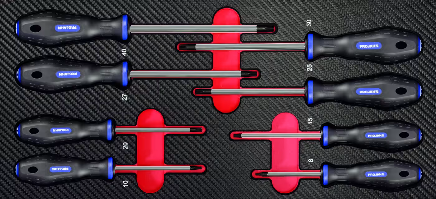 Attrezzatura carrello da officina per 8 cassetti, 379 pezzi. della marca PROJAHN nella categoria sistemi organizzativi e carrelli da officina