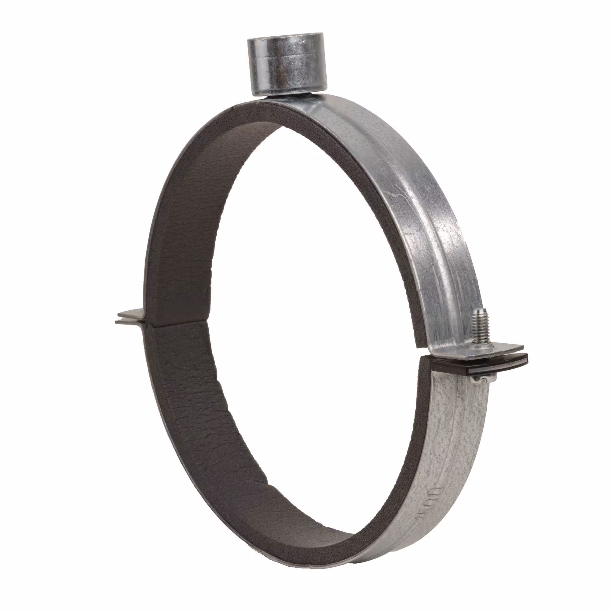 Fascetta per tubo di ventilazione 80 mm M8/M10 connessione a 4 vie a sgancio rapido Inserto in PE di Fixotec Fascette per tubi di ventilazione Fixotec 4x collegamento con isolamento, fascette di ventilazione, articolo n. 203541