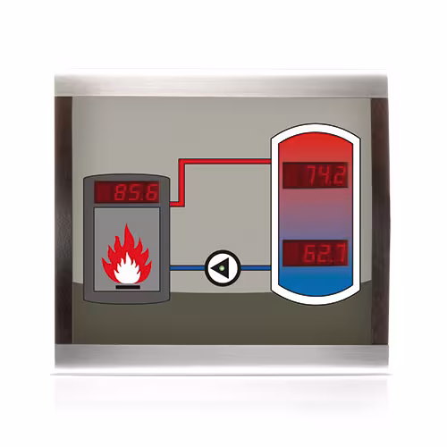 RESOL Smart Display SDFK pour la connexion au DelteTherm FK, à l'enregistreur de données et aux accessoires VBus, réf. 18001080