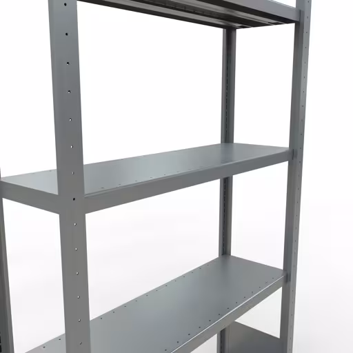 Immagine del prodotto n. 6 dell'articolo scaffale base, scaffale, sistema a innesto MULTIplus250, 2000 x 1000 x 300 mm (AxLxP), 5 ripiani, barre longitudinali, zincato dalla gamma di prodotti del sistema a innesto della marca Schulte Lagertechnik