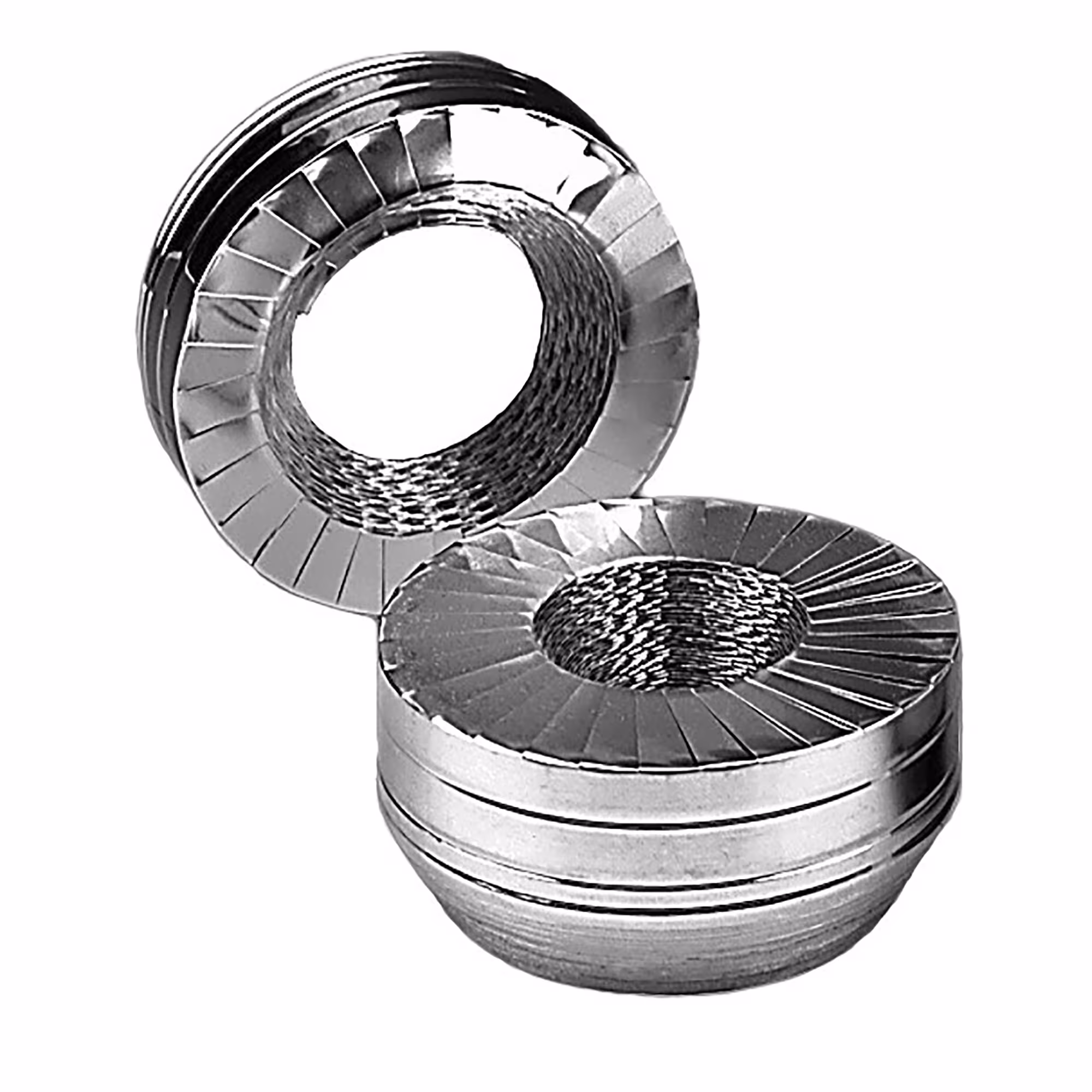 Embouts ruban à lamelles en aluminium, isolation en laine minérale, réf. 108AMA040010