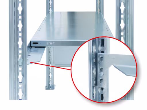 Figura n. 8 dell'articolo barra di lunghezza 1000 mm, zincata, per scaffali MULTIplus85 e MULTIplus150 del gruppo di prodotti Scaffalature per ufficio della marca Schulte Lagertechnik