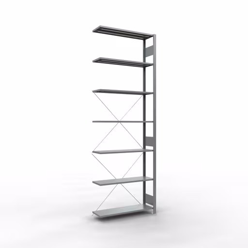 Figure n° 9 de l'article étagère complémentaire, étagère à étagères, système enfichable MULTIplus85, 3000 x 1000 x 300 mm, 7 étagères, galvanisé du groupe de produits système enfichable de la marque Schulte Lagertechnik