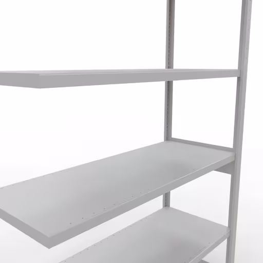 Figura n. 15 dell'articolo scaffale aggiuntivo, scaffale a scaffale, sistema a innesto MULTIplus250, 2500 x 1300 x 500 mm, 6 ripiani, RAL 7035 grigio chiaro del gruppo di prodotti sistema a innesto della marca Schulte Lagertechnik