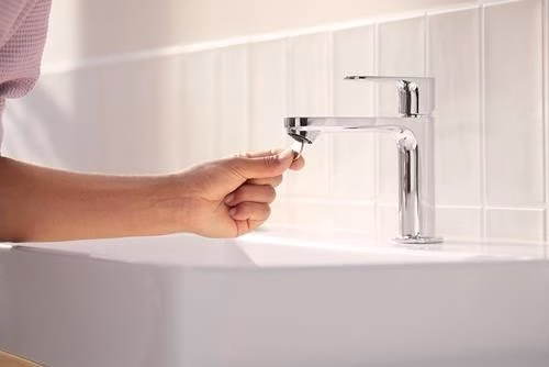 Detailbild 3982392 Hansgrohe Einhebel-Waschtischmischer REBRIS S 110 CoolStart ohne Ablaufgarnitur chrom