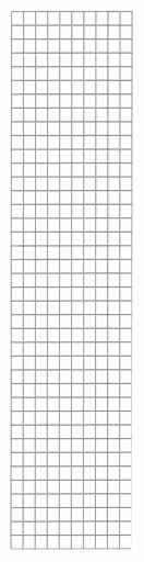 Parete laterale in rete metallica 1950 x 500 mm (A x P), zincata lucida di Schulte Lagertechnik Parete laterale in rete metallica 1950 x 500 mm (A x P), zincata lucida, accessori, articolo n. 12459-A