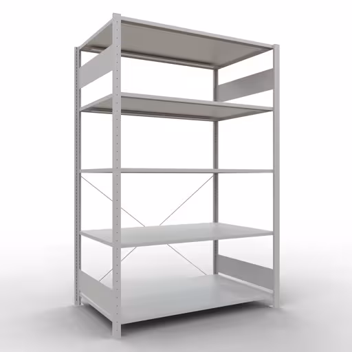 Sistema a innesto ripiano base 2000x1300x800 mm, tipo 150 kg, grigio chiaro, ripiano base, articolo n. 32680-130