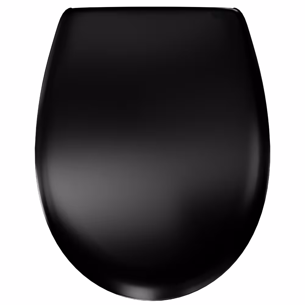 Abattant WC recyclé R700 eco noir ovale avec mécanisme soft-close de la marque LUVETT de la catégorie équipement de salle de bain & sanitaire