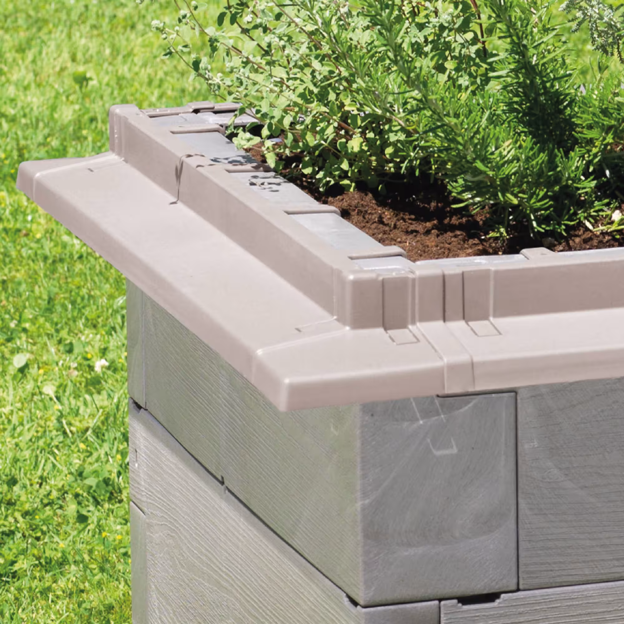 Hochbeet "Timber" Schneckenkanten mit Ecken - nordic wood von der Marke Juwel Hochbeet "Timber" Schneckenkanten mit Ecken - nordic wood aus der Kategorie Gartenausstattung Ersatzteile mit der Artikelnummer 20448