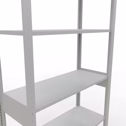 Figure n° 15 de l'article étagère de base, système d'étagères enfichables MULTIplus85, 2500 x 1000 x 400 mm, 6 étagères, gris clair RAL 7035 du groupe de produits système enfichable de la marque Schulte Lagertechnik