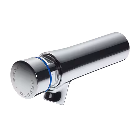 Vanne murale Presto Neo 65 mm pour eau froide 7s de Rada Presto Neo 65 mm, 7s, robinetterie de lavabo, réf. 2 1931 076