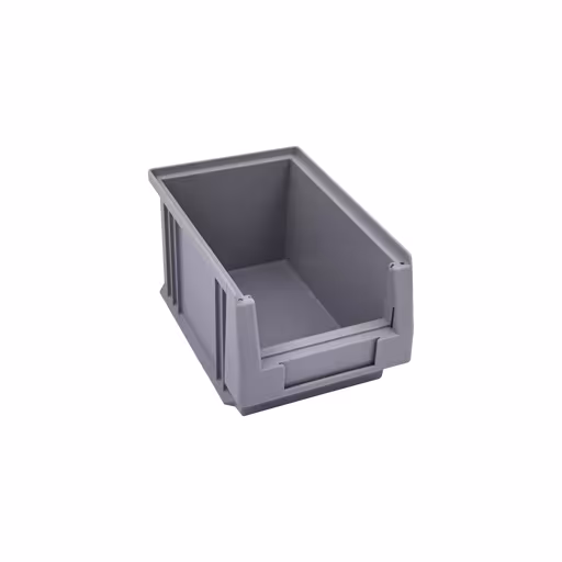 Un'altra vista dell'articolo Contenitore a vista, PxLxA 230x150x125 mm, grigio, polipropilene della categoria Scaffali