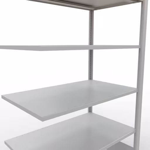 Étagère supplémentaire, étagère de bureau, système enfichable MULTIplus150, 2000 x 1000 x 600 mm (HxLxP), 6 étagères, , , gris clair de Schulte Lagertechnik avec la référence . 36064