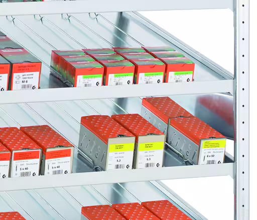 Guida laterale 400 mm, zincata lucida di Schulte Lagertechnik Guida laterale 400 mm, zincata lucida, accessori, articolo n. 10380-25