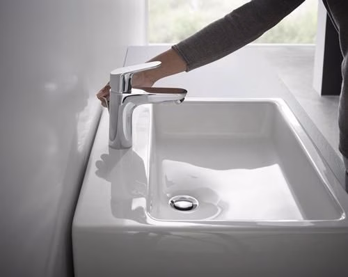 Detailbild 4027403 Hansgrohe FOCUS 100 miscelatore monocomando per lavabo con scarico a scomparsa diametro 15 mm G 1 1/4 inch cromo
