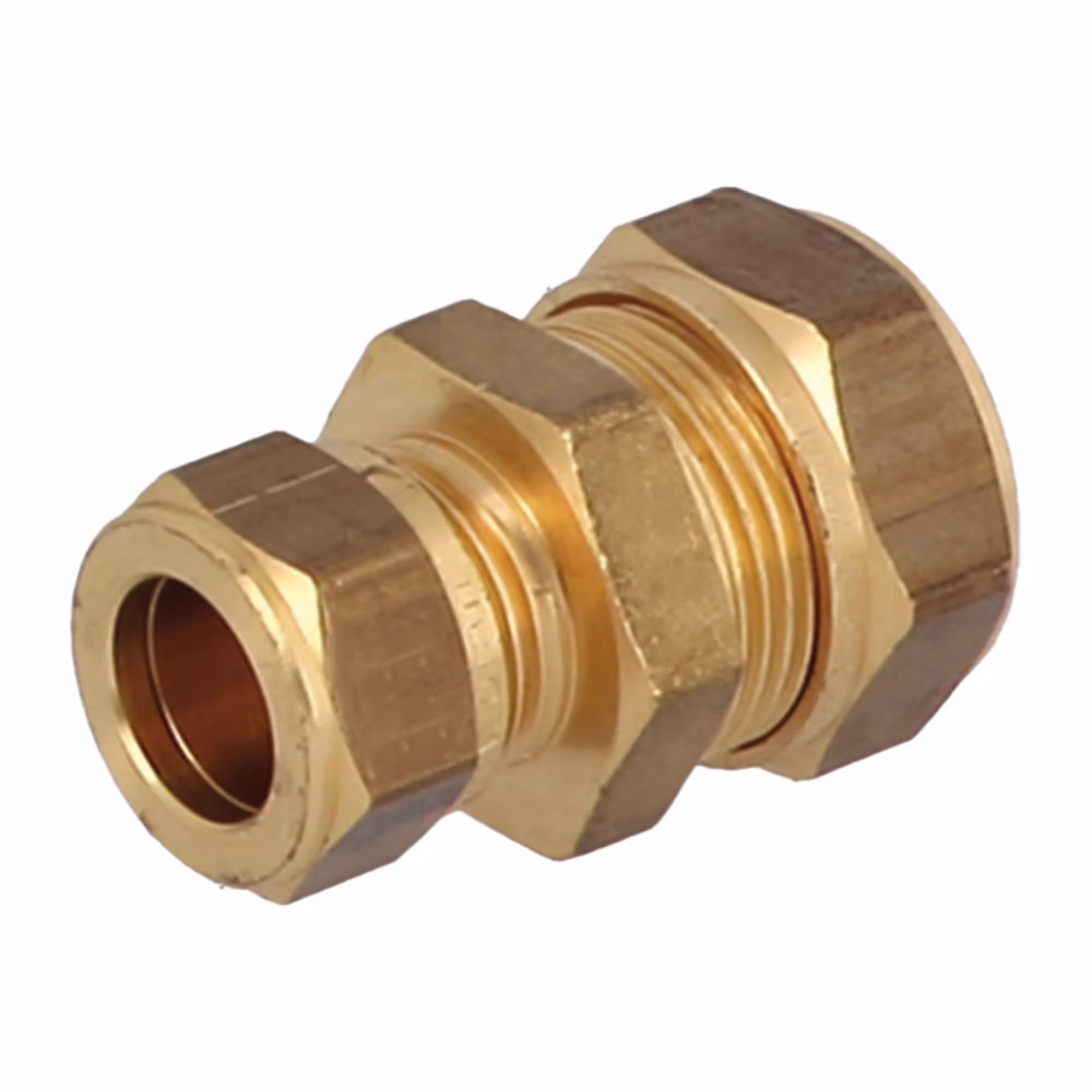 Accouplement à virole en cuivre réduit 15 x 12 mm de General Fittings Accouplements réduits, raccord à compression en laiton, réf. 1N0003H151200A