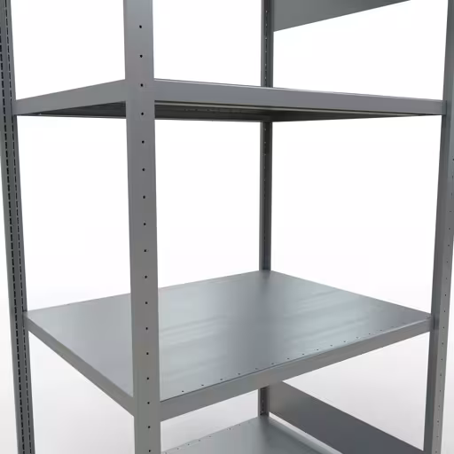 Étagère de base, étagère à étagères, système enfichable MULTIplus330, 2000 x 1000 x 800 mm, 5 étagères, galvanisées de Schulte Lagertechnik avec le numéro d'article. 13980-LR