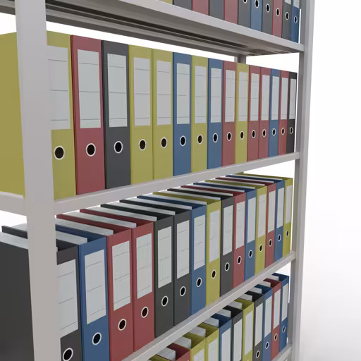 Produktbild Nr 13 des Artikels Grundregal, Büro-Fachbodenregal Stecksystem MULTIplus85, 1800 x 1300 x 300 mm (HxBxT), 5 Fachböden, Kreuzstrebe, mit Anschlagleiste, lichtgrau Abbildung Nr 13 des Artikels Grundregal, Büro-Fachbodenregal Stecksystem MULTIplus85, 1800 x 1300 x 300 mm (HxBxT), 5 Fachböden, Kreuzstrebe, mit Anschlagleiste, lichtgrau aus der Produktgruppe Büroregale von der Marke Schulte Lagertechnik