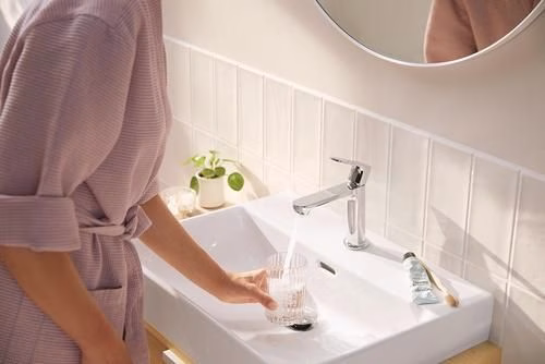 Detailbild 3982391 Hansgrohe Einhebel-Waschtischmischer REBRIS S 110 CoolStart ohne Ablaufgarnitur chrom