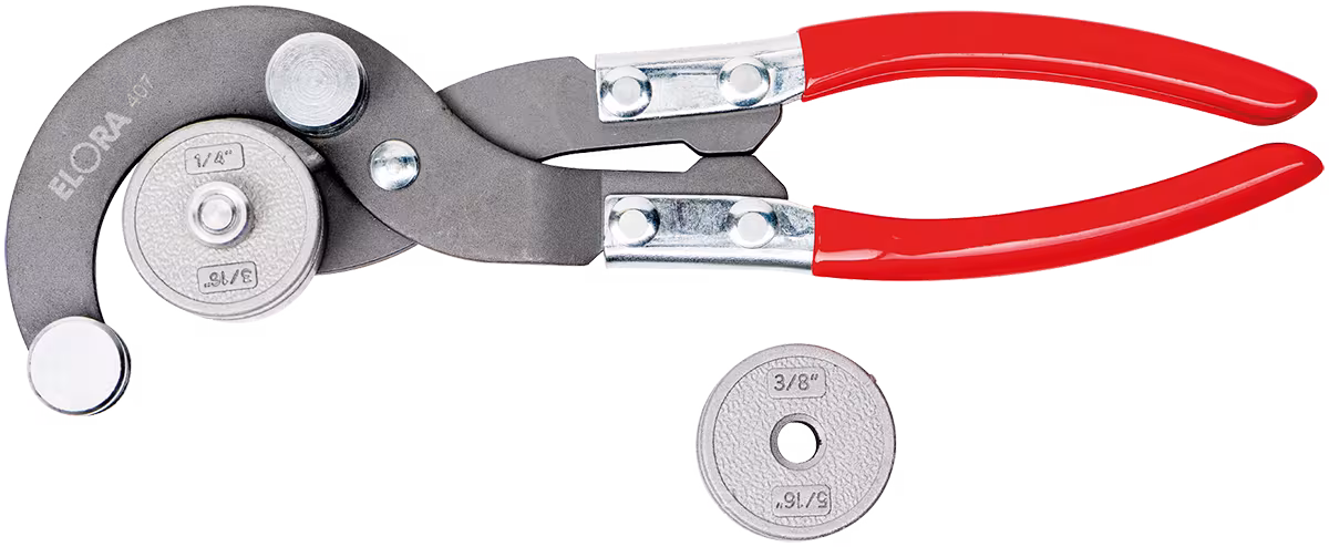 Pince à cintrer les tuyaux pour tuyaux ø 4,75-10 (3/16"-1/4"), ELORA-407 de la catégorie pompes à eau et clés à tube avec réf. 0407000001000