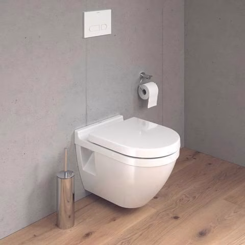 WC mural Duravit Starck 3 540 mm chasse d'eau basse, blanc