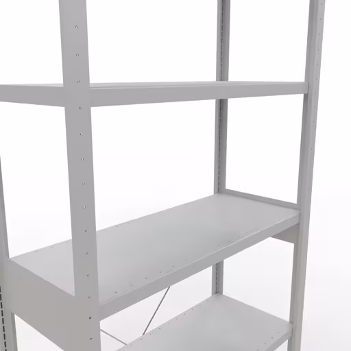 Figure n° 12 de l'article étagère de base, système d'étagères enfichables MULTIplus330, 2500 x 1000 x 400 mm, 6 étagères, gris clair RAL 7035 du groupe de produits système enfichable de la marque Schulte Lagertechnik