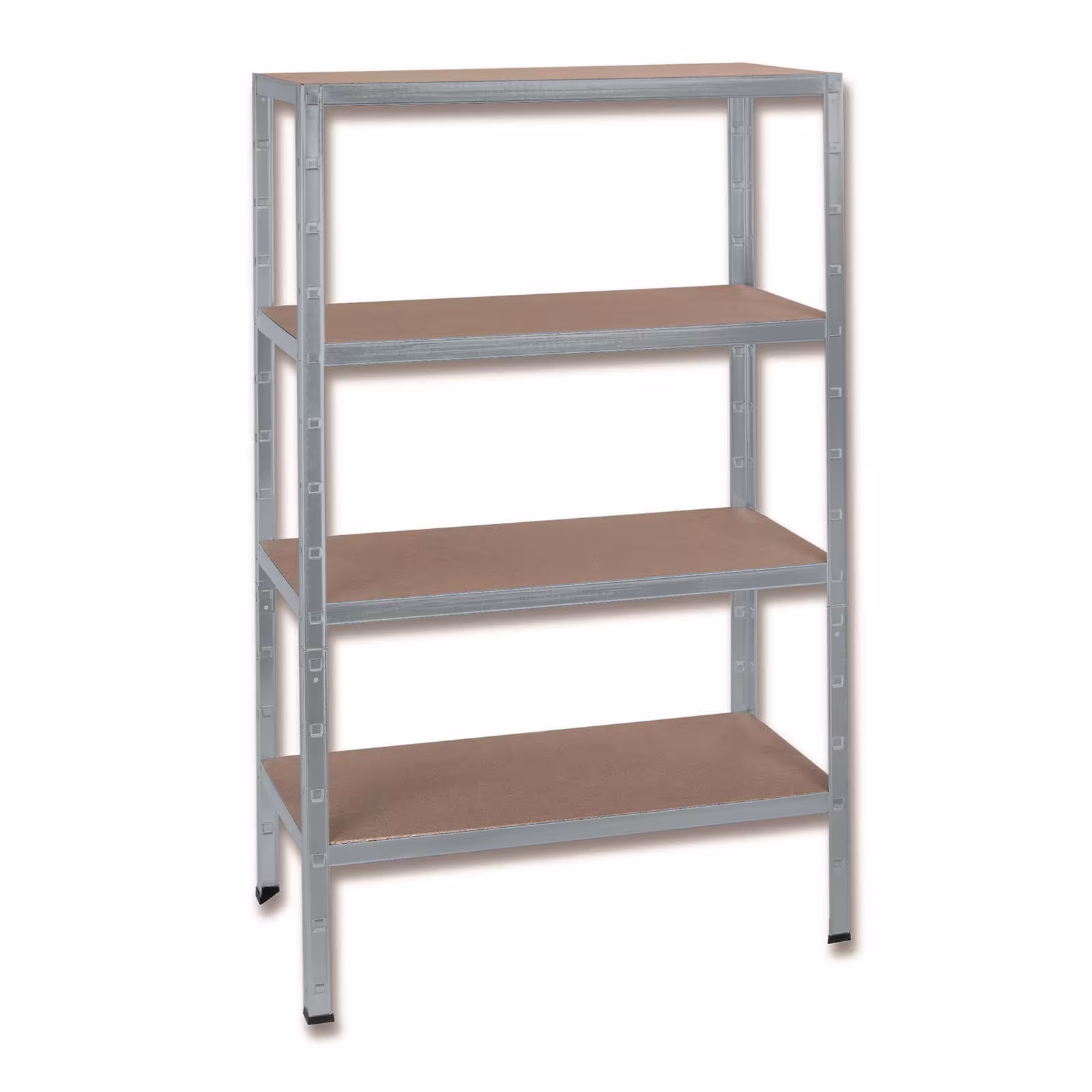 Scaffale per carichi pesanti SCHULTE Regalwelt con 4 ripiani in legno, 180x90x40 cm (AxLxP), granito, ripiani per carichi pesanti, articolo n. R7103-04-09